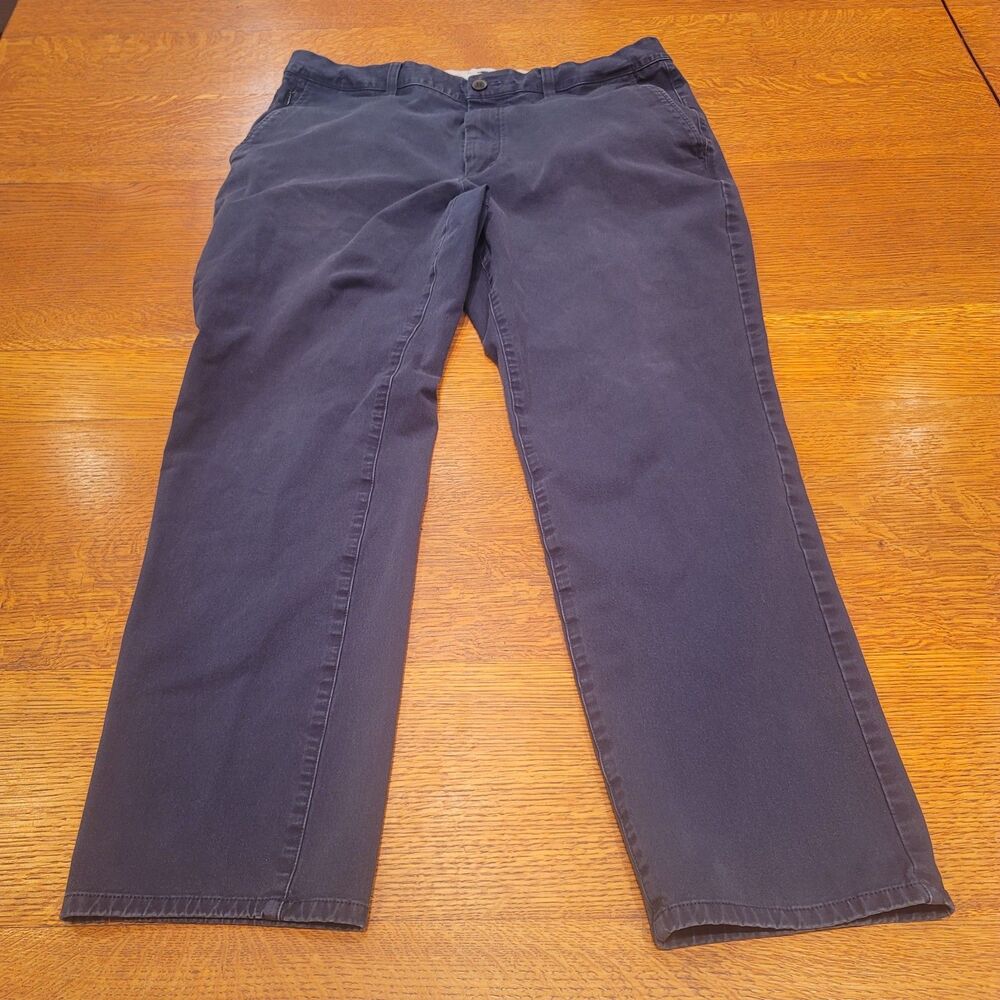 Bonobos Slim Chino 2.0 Cotton Stretch Pants Size 36 X30 Navy Blue